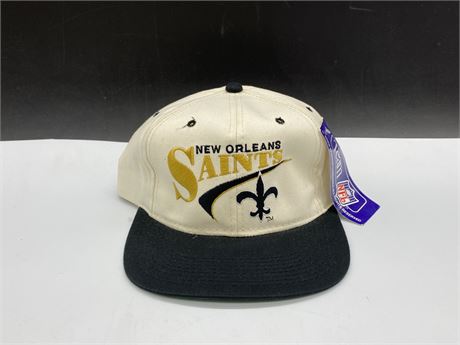 NEW OLD STOCK NEW ORLEANS SAINTS SNAPBACK HAT