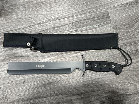 NEW SURVIVOR KNIFE / MACHETE W/SHEATH (15”)