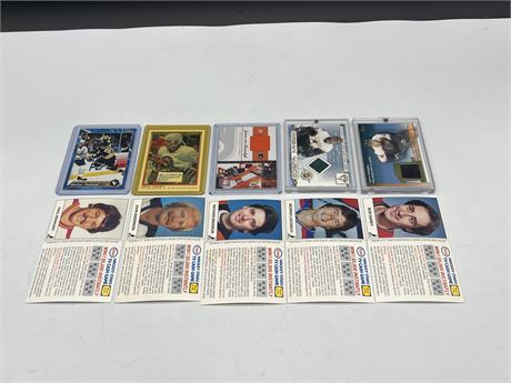 10 MISC HOCKEY CARDS - 5 ESSO & 5 OTHERS (3PATCH)