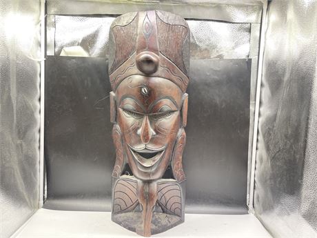 LARGE PACIFIC INLAID WALL MASK 11”x29”
