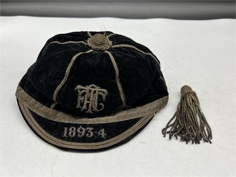 ANTIQUE 1893/94 SCHOOL CAP