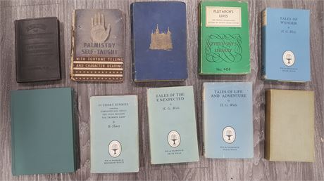 10 OLD BOOKS (One from 1903)