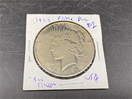 1923 USA SILVER DOLLAR