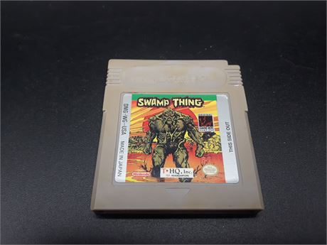 RARE - SWAMP THING - AUTHENTIC / VERY GOOD CONDITION - GAMEBOY