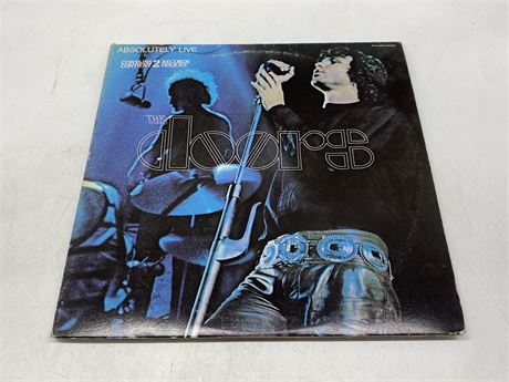 THE DOORS - ABSOLUTELY LIVE 2LP - VG+