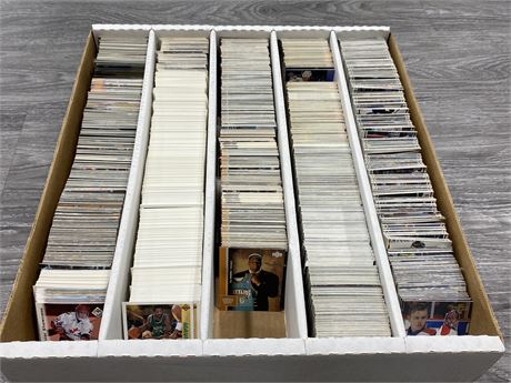 BOX OF MISC. NHL/NBA CARDS (Majority NHL)