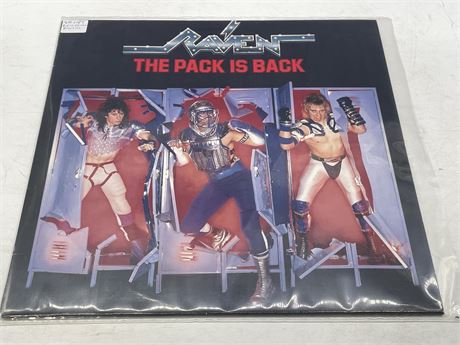 RARE GERMAN PRESS RAVEN - THE PACK IS BACK - NEAR MINT (NM)