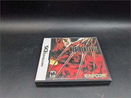 RESIDENT EVIL DEADLY SILENCE - VERY GOOD CONDITION - DS