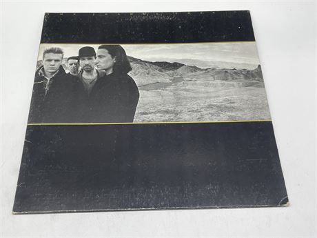 U2 - THE JOSHUA TREE W/ GATEFOLD - VG+