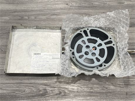 VINTAGE MOVIE REEL METAL CASE W/16MM 60’S COMEDY “IF A MAN ANSWERS”