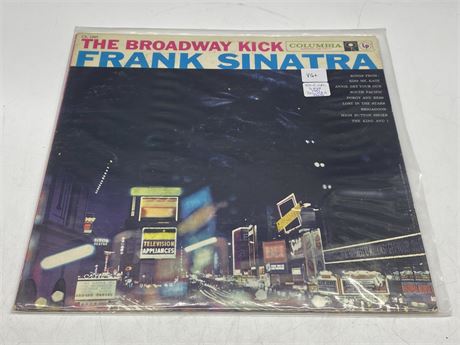 ORIGINAL 1959 COLUMBIA PRESS FRANK SINATRA - THE BROADWAY KICK - VG+