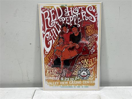 RED HOT CHILI PEPPERS ROCK POSTER 12”x18”