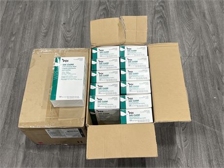24 NEW BOXES OF PDI LENS CLEANING WIPES
