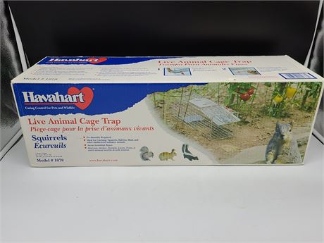 NEW IN BOX HAVAHART LIVE ANIMAL CAGE TRAP