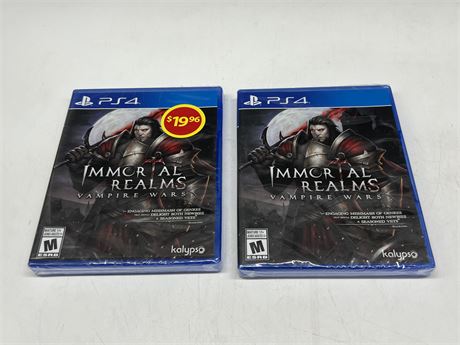 2 SEALED IMMORTAL REALMS PS4 GAMES