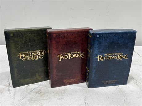 LORD OF THE RINGS DVD BOX SETS