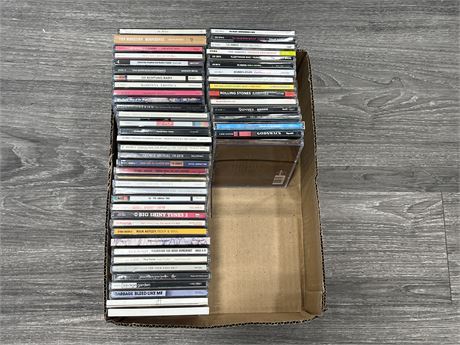 BOX OF SUPER CLEAN CDS - GOOD TITLES