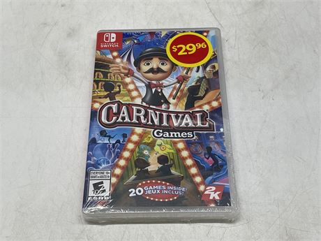 SEALED - CARNIVAL GAMES - SWITCH