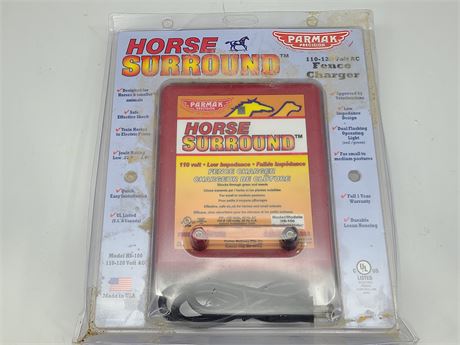 NEW PARMAK HORSE SURROUND FENCE CHARGER