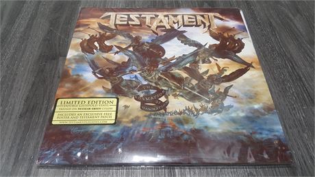 TESTAMENT RECORD (Limited Edition) mint condition