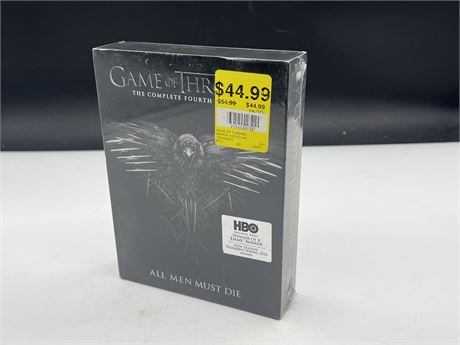SEALED - GAME OF THRONES - THE COMPLETE FOURTH SEASON DVD BOX SET