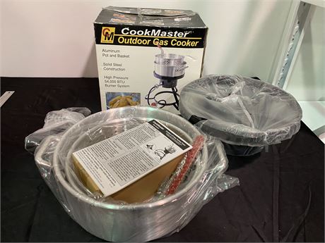 (NEW) OUTDOOR GAS COOKER - COOKMASTER