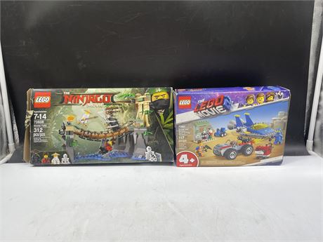 2 OPEN BOX LEGO