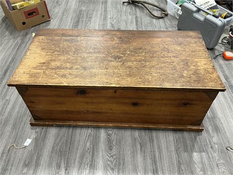 VINTAGE CRATE FULL OF MISC ITEMS - MOSTLY TOYS - 4'x2'x16"
