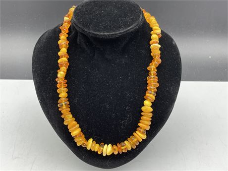 AMBER 20” NECKLACE