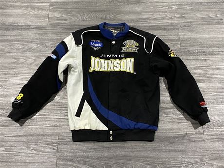 JIMMIE JOHNSON NASCAR RACING JACKET - SIZE M - EXCELLENT CONDITION