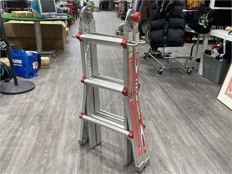 TITAN BY LITTLE GIANT FOLDING EXTENDABLE STEP LADDER (SPECS IN PHOTOS)
