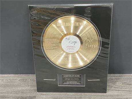 PINK FLOYD GOLD RECORD DISPLAY “ANOTHER BRICK IN THE WALL” (16”x20”)
