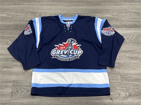 REEBOK 95th GREY CUP COLLECTORS JERSEY - SIZE L