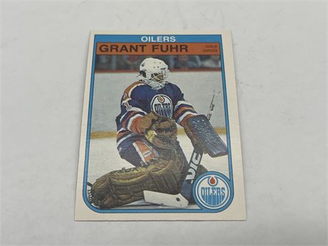1982/83 OPC GRANT FUHR ROOKIE CARD - MINT