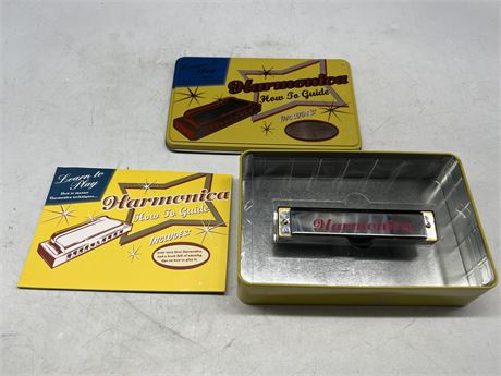 NEW HARMONICA W/HOW TO GUIDE