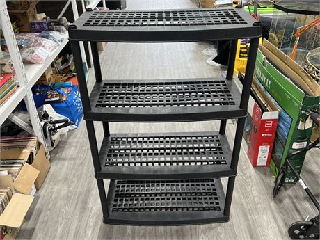 4 TIER COLLAPSABLE SHELF (54” tall)