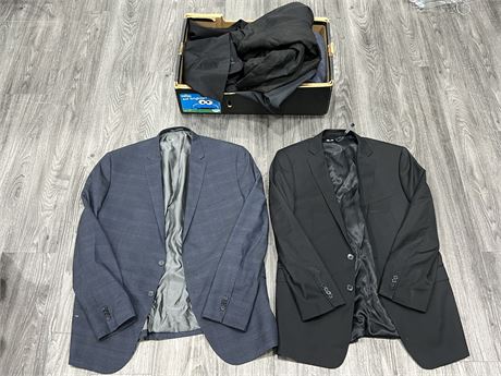 7 MENS DRESS JACKETS - SOME NEW WITH TAGS