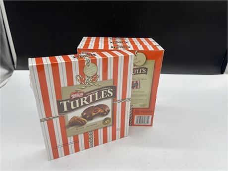(4) 150g SEALED TURTLES CHOCOLATE BOXES