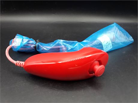 NEW - RED WII NUNCHUK