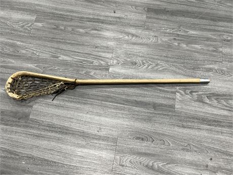 INDIAN HAND MADE ETIENNE + SON LACROSSE STICK (46”)