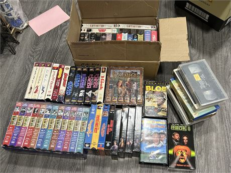 LOT OF VHS TAPES