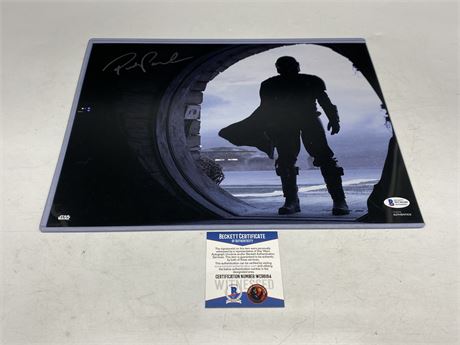 STAR WARS THE MANDALORIAN 11”x14” PHOTO SIGNED BY PEDRO PASCAL