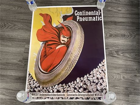 REPRODUCTION GERMAN TIRE POSTER (23”x32”)