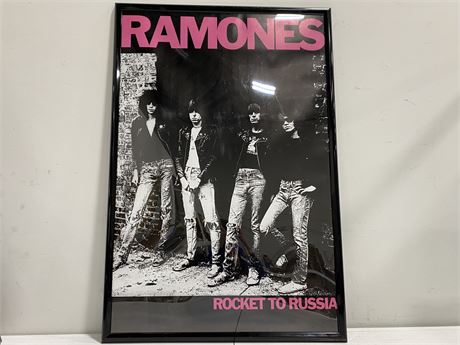 RAMONES FULL SIZE POSTER “ROCKET TO RUSSIA” (25”X37”)