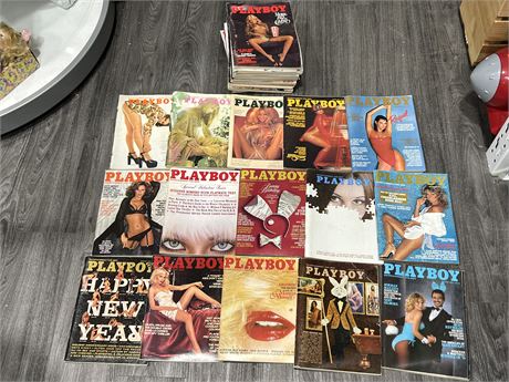 (27) 1970s PLAYBOY MAGS