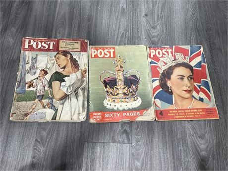 POST MAGAZINE 1948, PICTURE POST 1952, & PICTURE POST 1954