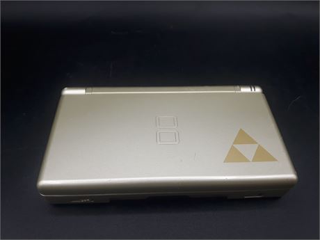 RARE - GOLD ZELDA LIMITED EDITION DS LITE CONSOLE  - VERY GOOD CONDITION