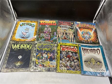 8 MISC COMIC MAGS