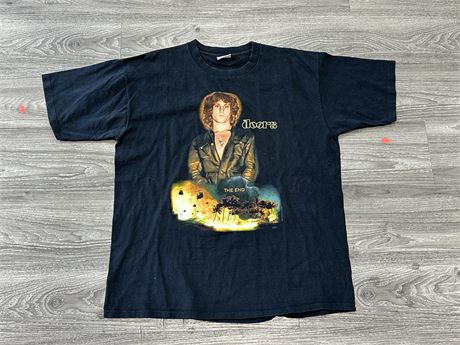 VINTAGE THE DOORS - THE END T-SHIRT (SIZE XL)
