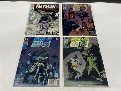 4 ASSORTED BATMAN COMICS